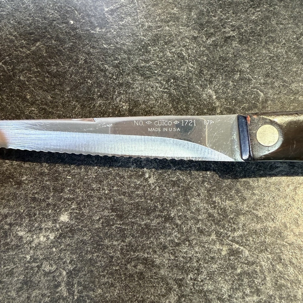 CUTCO 1721 Classic Handle Serrated Trimmer Knife USA 10" - Picture 2 of 8